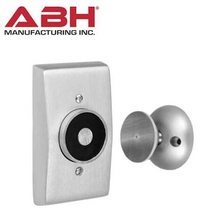 ABH ELECTROMAGNETIC DOOR HOLDERS Recessed Wall Mount with Standard Armature ABH-2100-US32D